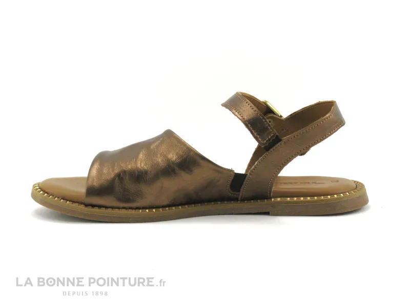 Achat chaussures Tamaris Femme Sandale et Nu-pieds, vente Tamaris 1-28120-28 Bronce - Sandale plate Femme