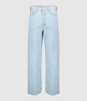 AGOLDE Partager  Jean Low Slung Baggy Denim Bleu  