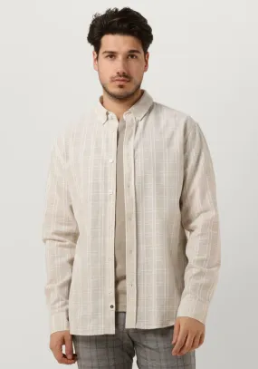 anerkjendt chemise décontracté akkonrad l/s check shirt sable