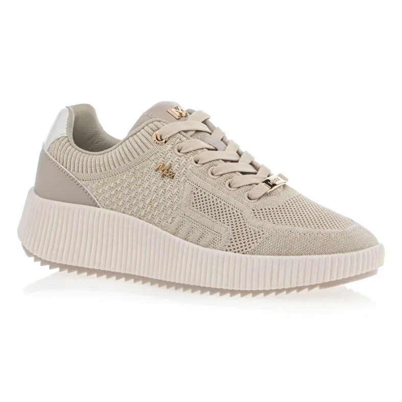 Baskets / sneakers Femme Beige Mexx : Baskets / Sneakers . Besson Chaussures