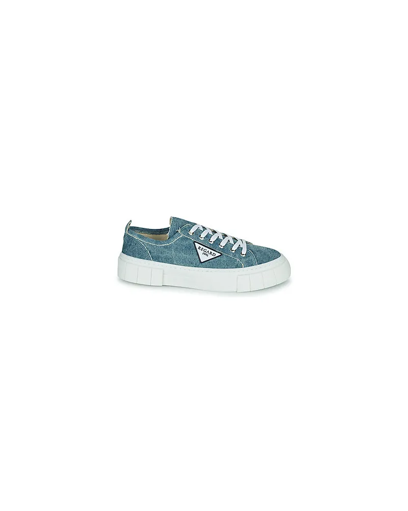 Baskets basses femmes Regard NICE V2 TOILE JEAN Bleu