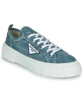 Baskets basses femmes Regard NICE V2 TOILE JEAN Bleu