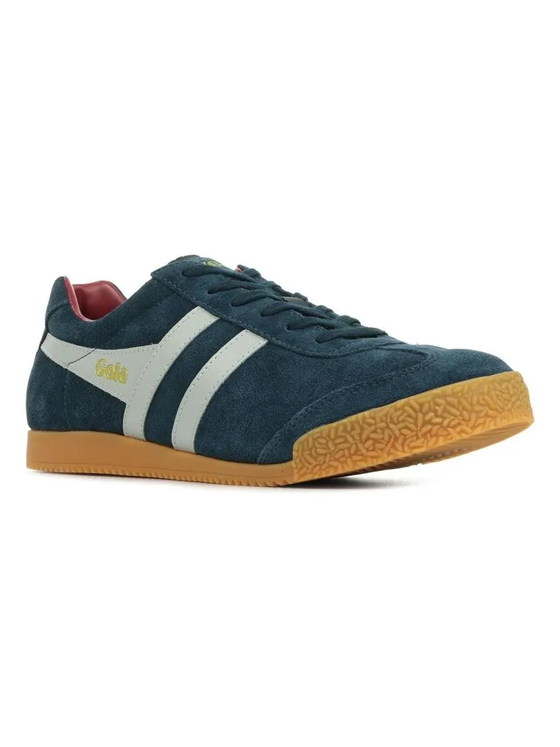 Baskets Gola Harrier Suede - Bleu marine