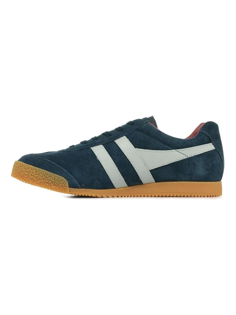 Baskets Gola Harrier Suede - Bleu marine