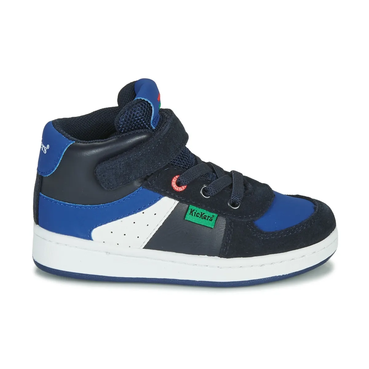 Baskets mode Kickers bilbon bb mid bleu