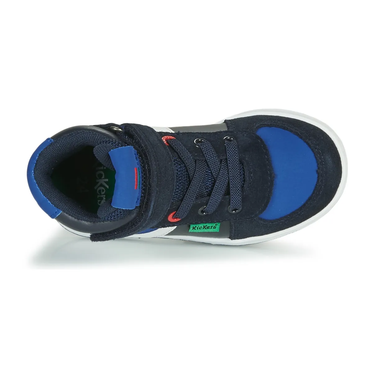 Baskets mode Kickers bilbon bb mid bleu