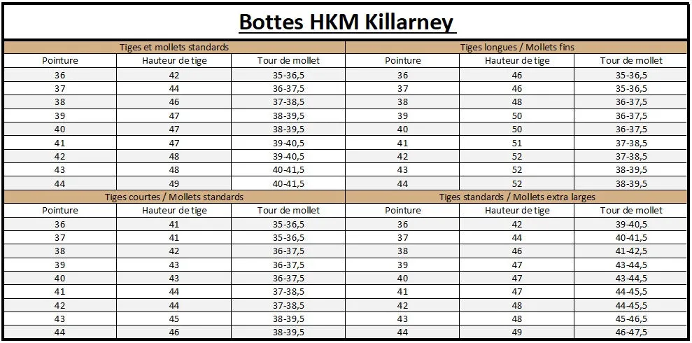 Bottes d'équitation sans lacets HKM Killarney