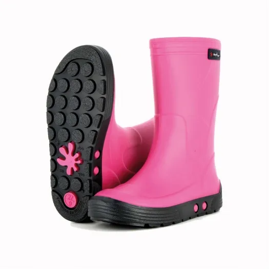 Bottes enfant Airbus Fuchsia/Anthracite Meduse