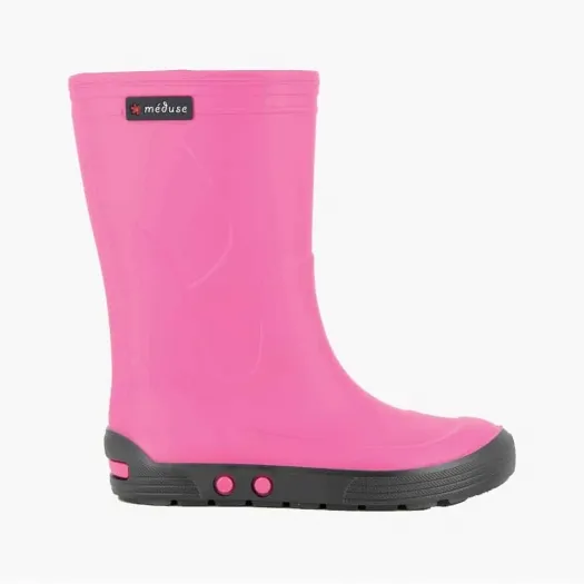 Bottes enfant Airbus Fuchsia/Anthracite Meduse