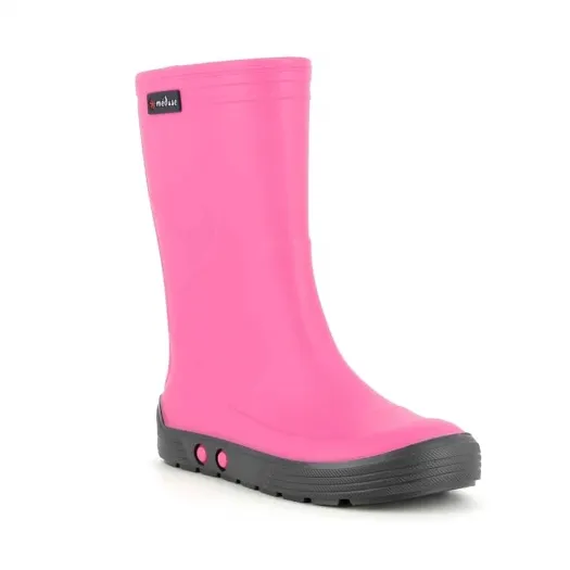 Bottes enfant Airbus Fuchsia/Anthracite Meduse