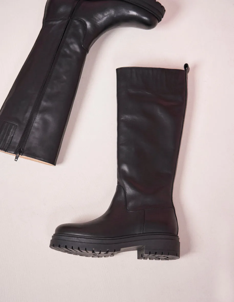 Bottes Maelis - Cuir noir