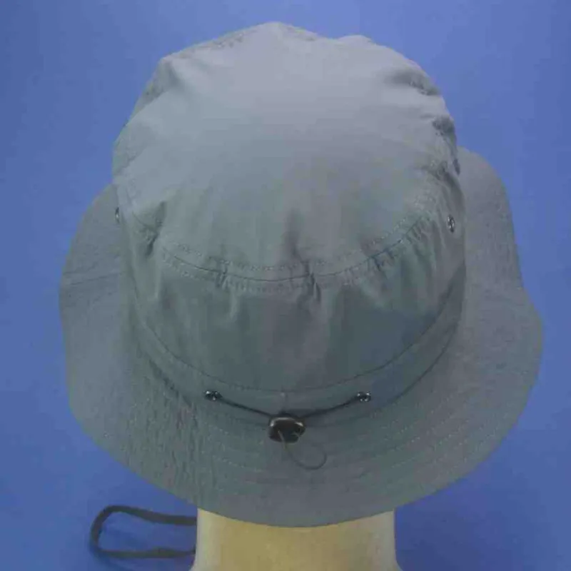 Chapeau bob de randonnée couleur beige | Chapeau anti-UV mixte