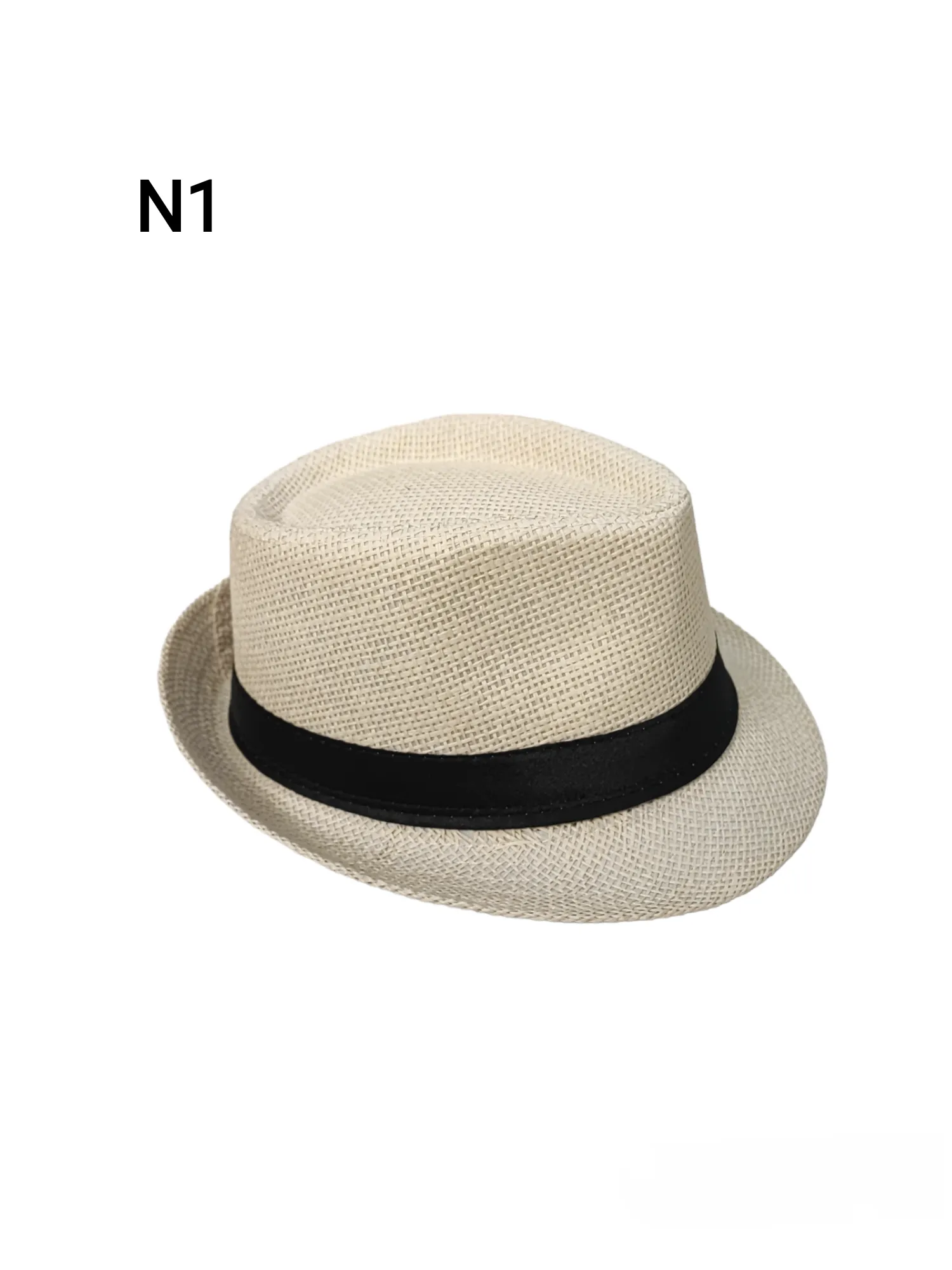 Chapeau de paille trilby borsalino (x4)