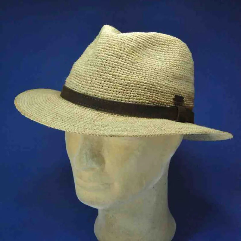 Chapeau en raphia - Achat chapeau paille raphia - Chapeau paille pas cher