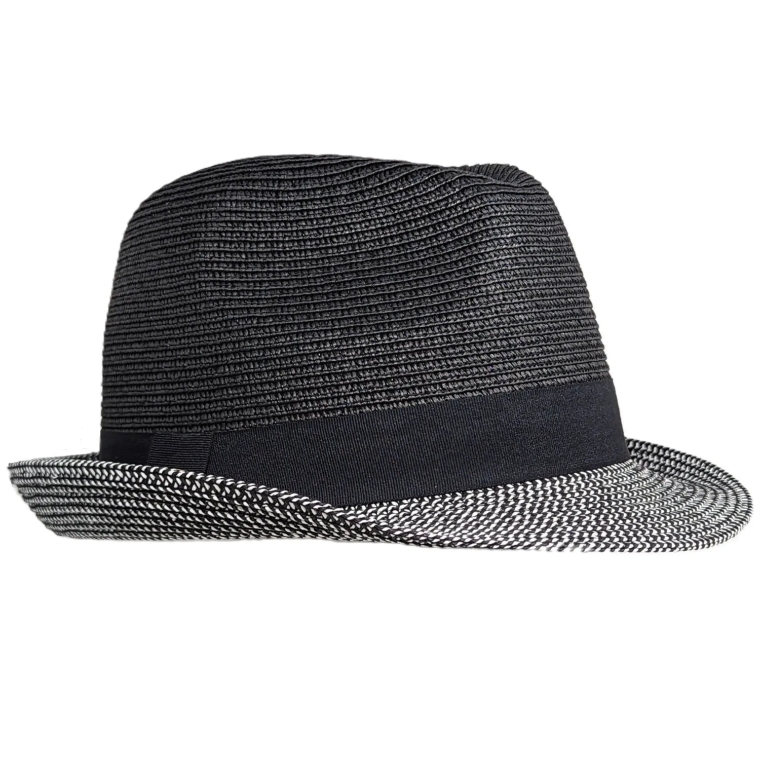 Chapeau fedora 2 tons et son ruban