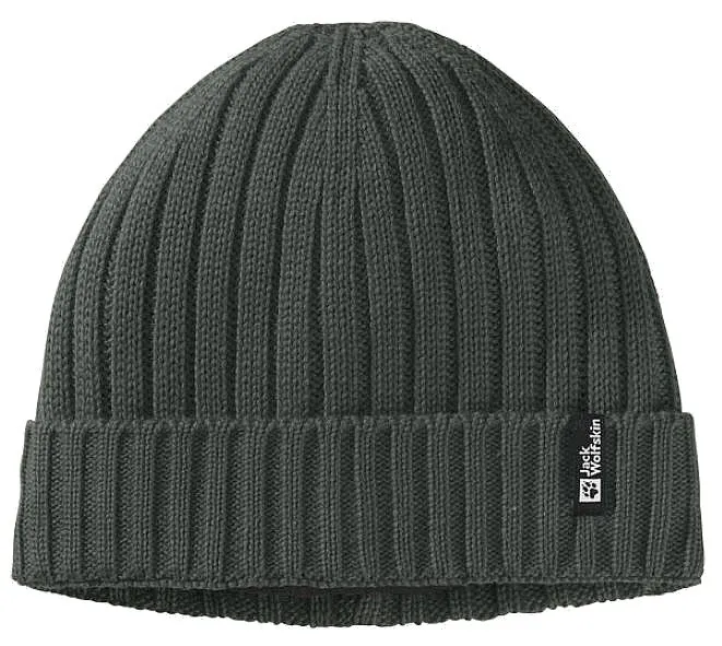 chapeau Jack Wolfskin Rib Knit - Slate Green