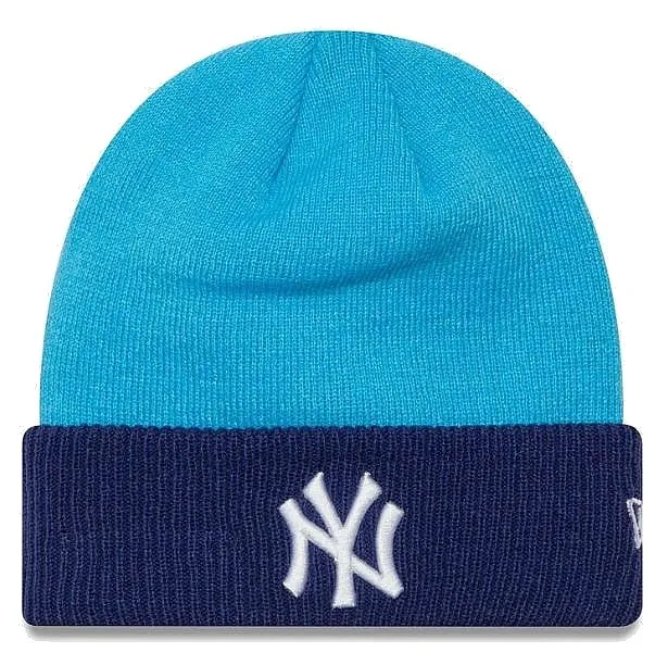 chapeau New Era Colour Block MLB New York Yankees Youth - Dak Blue/Light Blue - unisex junior