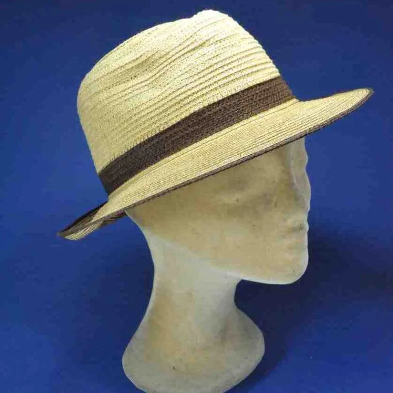 Chapeau paille fedora - Achat chapeau femme paille - Chapeaux paille