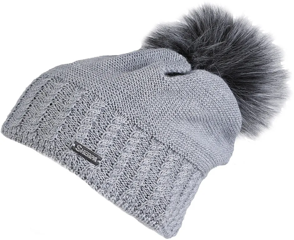 chapeau Sherpa Gaia Merino - Mel Light Grey - women´s