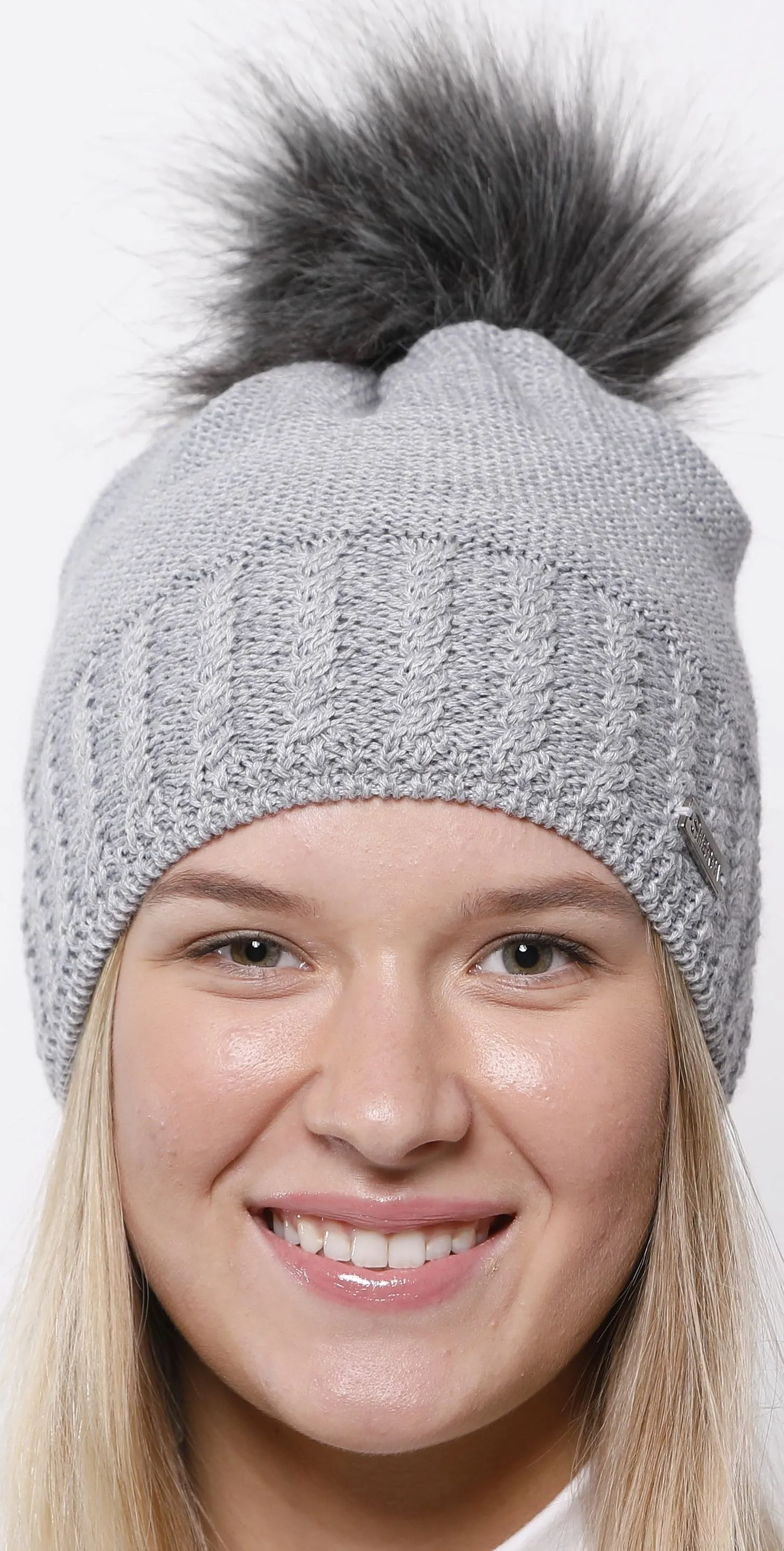 chapeau Sherpa Gaia Merino - Mel Light Grey - women´s