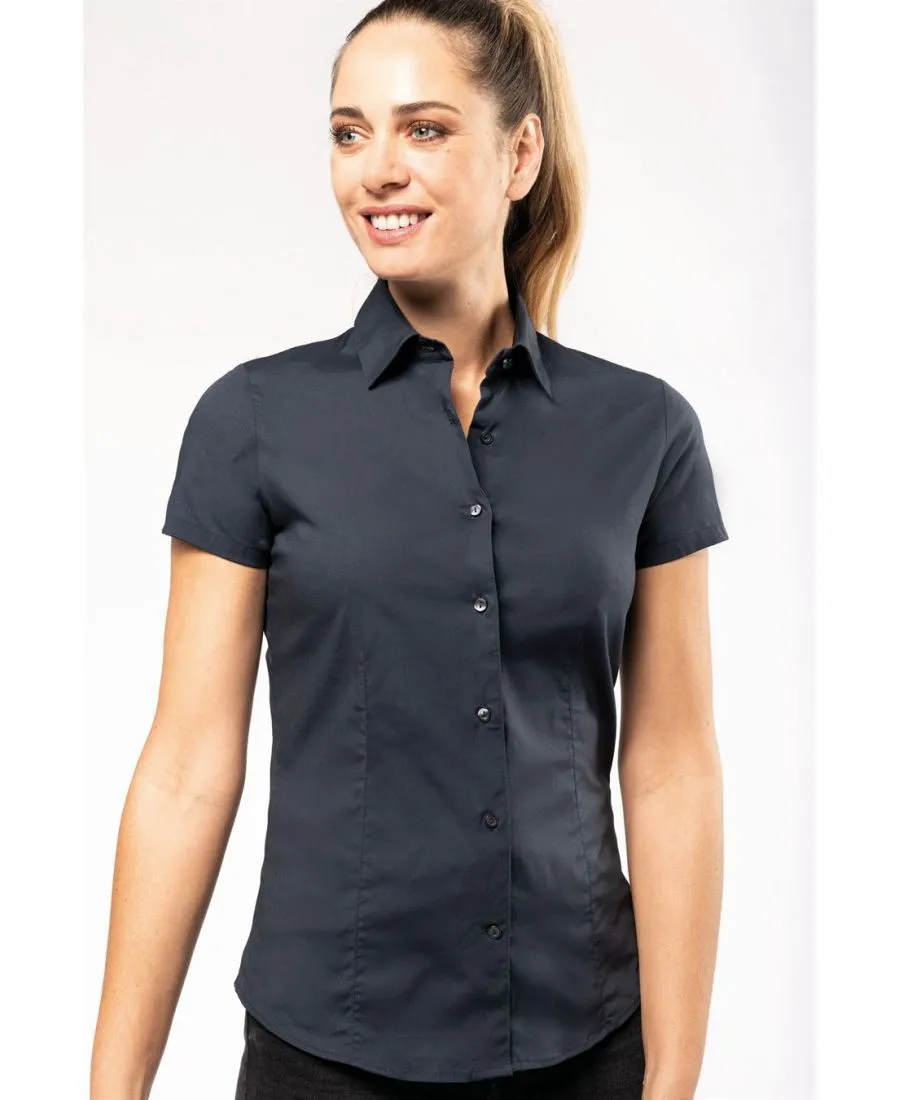 Chemise coton / élasthanne personnalisée femme