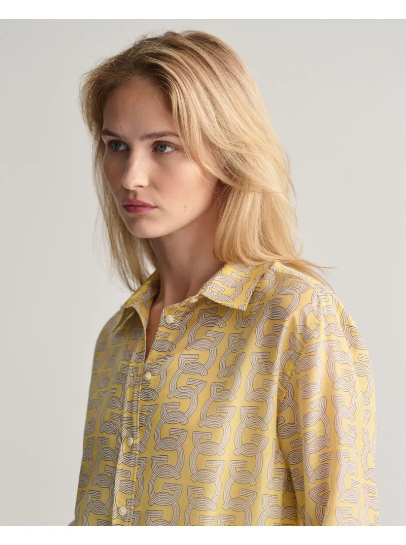 Chemise décontractée à imprimé Gant