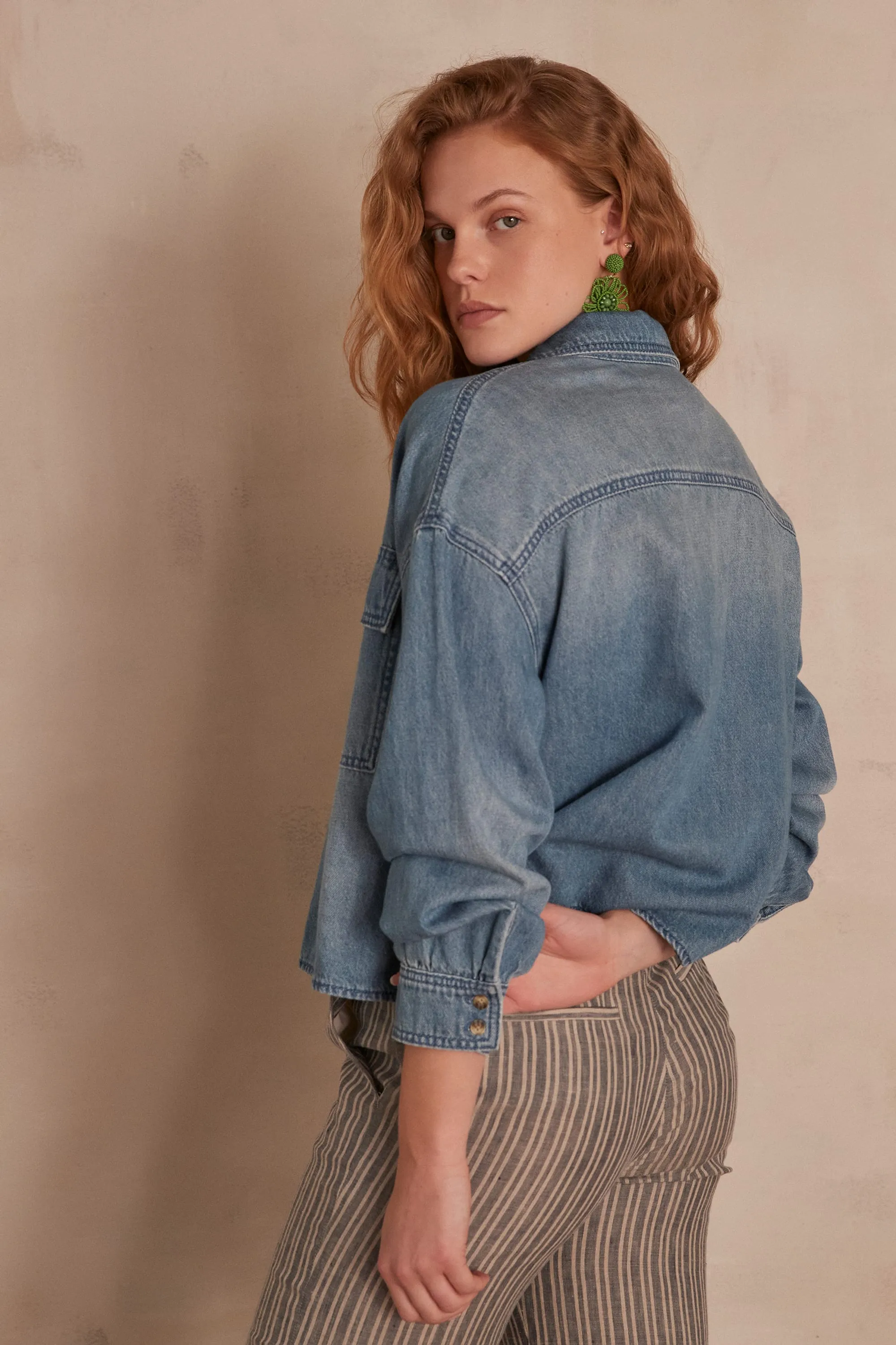 Chemise en jean CLARA COTTON | Maison 123