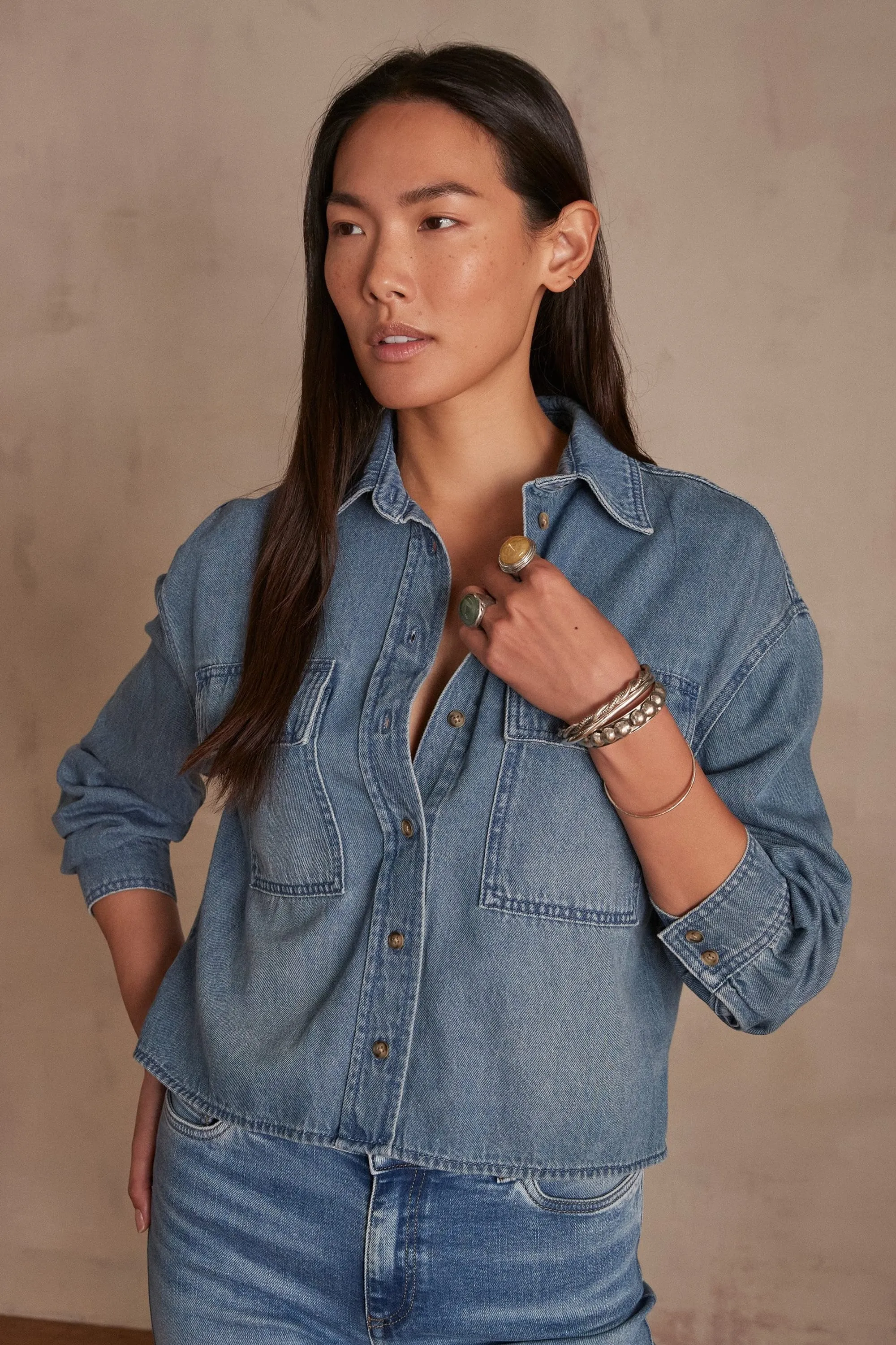 Chemise en jean CLARA COTTON | Maison 123