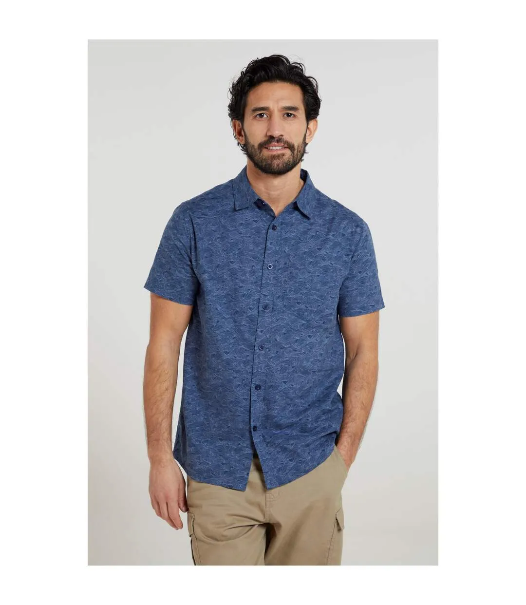 Chemise homme bleu marine Mountain Warehouse