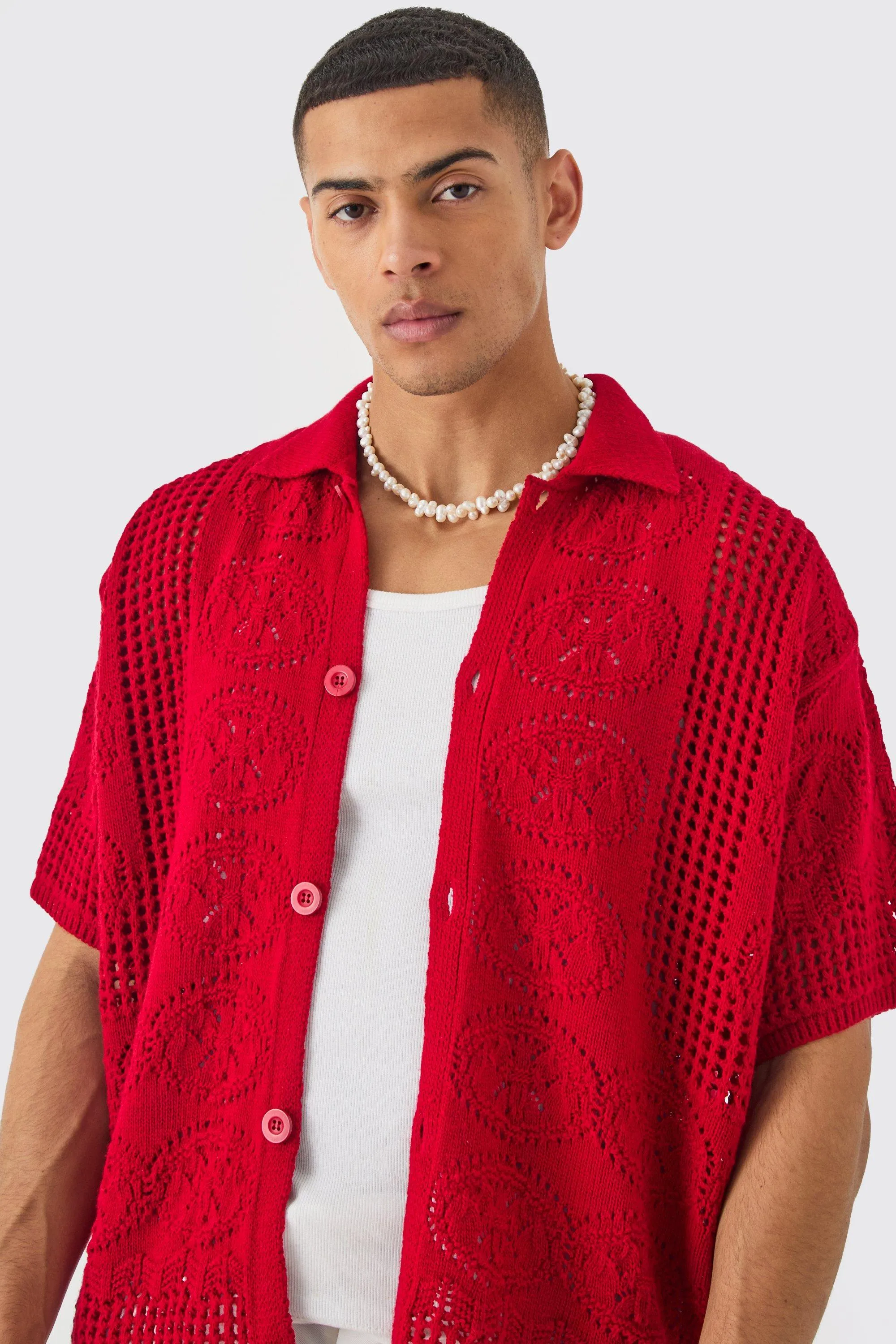 Chemise oversize à coutures apparentes