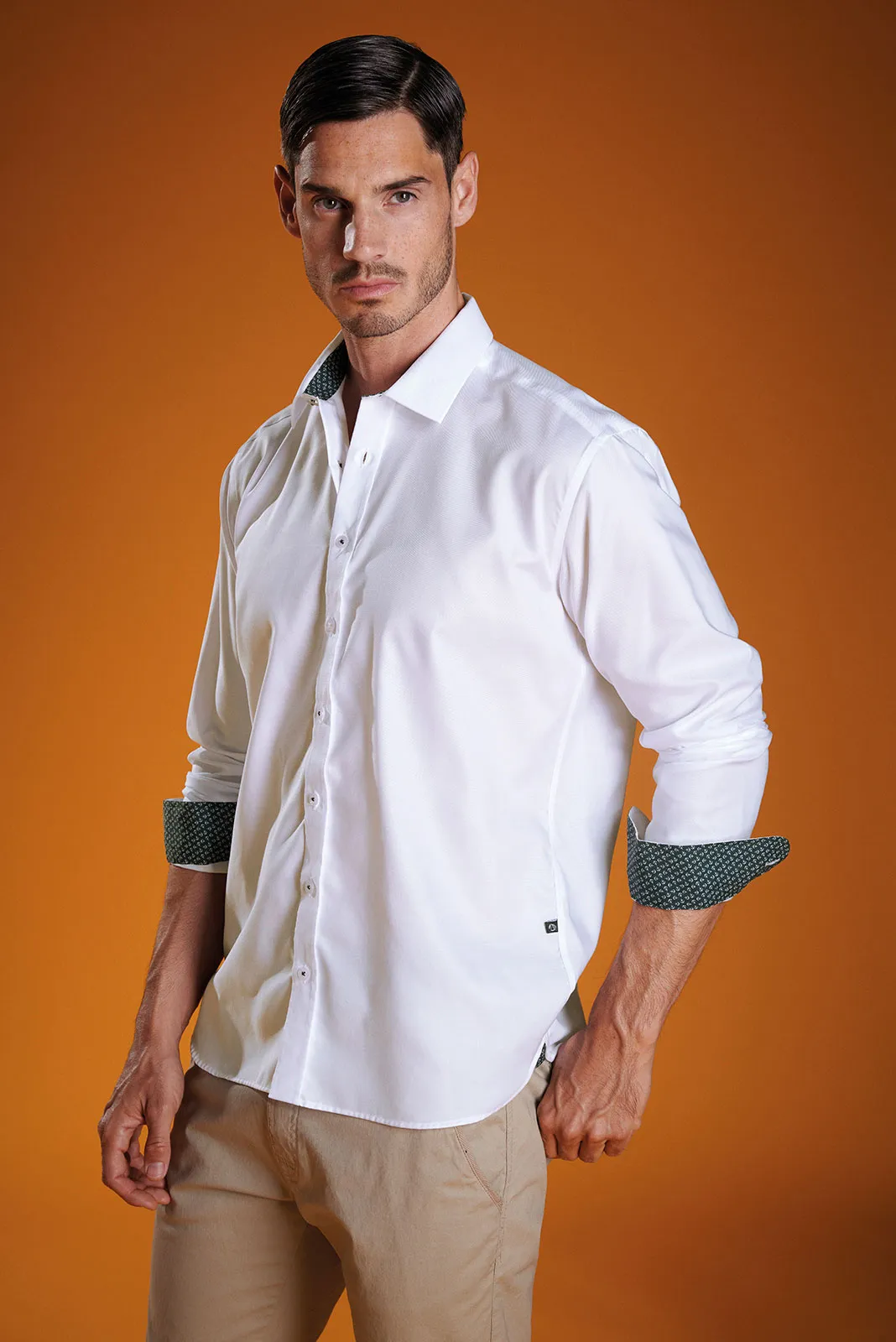 Chemise Oxford sans repassage pour homme