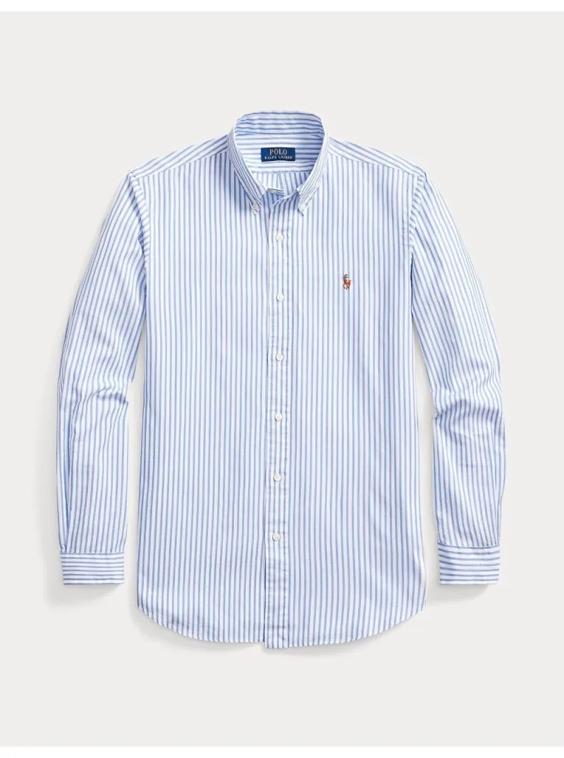 Chemise rayée en coton Oxford