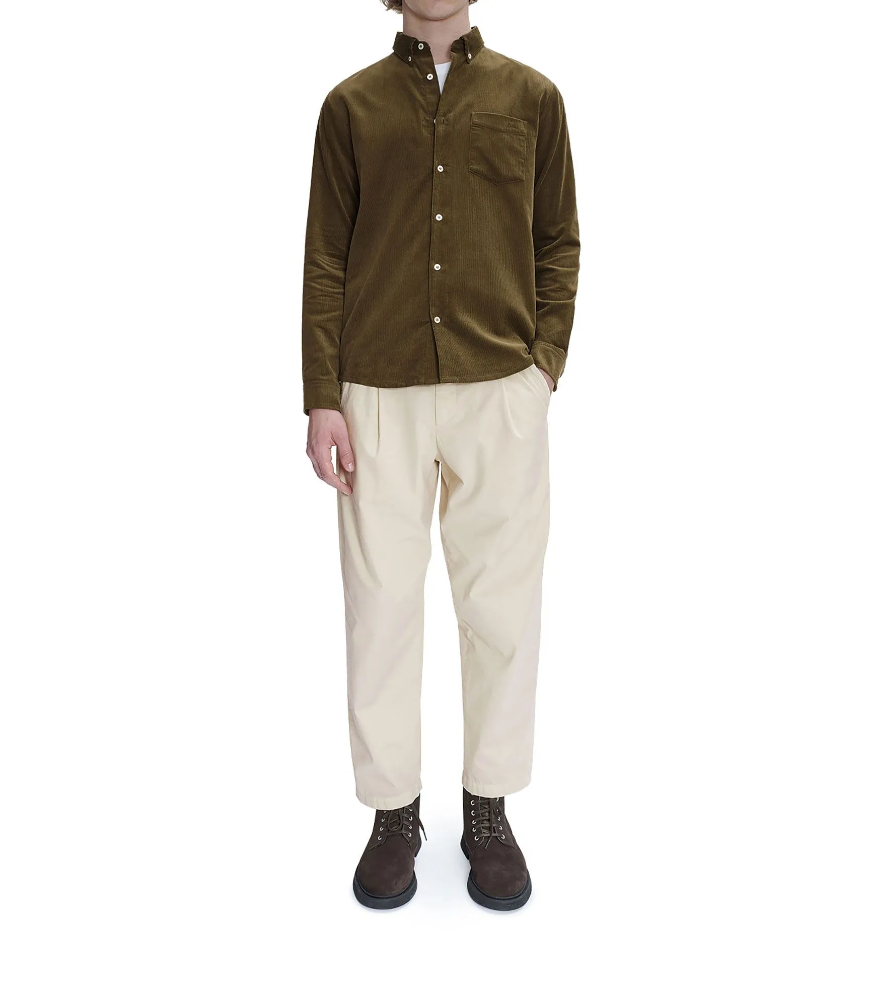 Chemise Serge Logo Kaki | A.P.C.