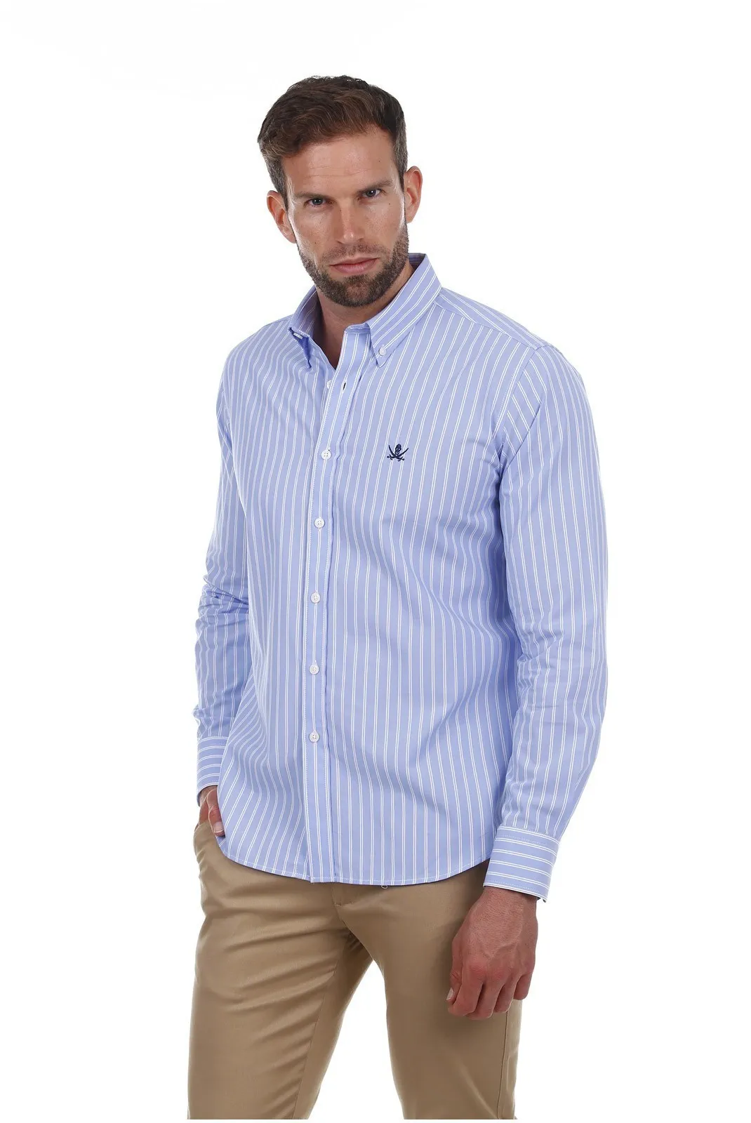 Chemise - TIME OF BOCHA - PI1COT - Light Blue