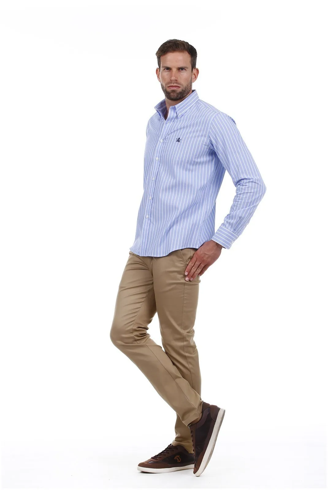 Chemise - TIME OF BOCHA - PI1COT - Light Blue