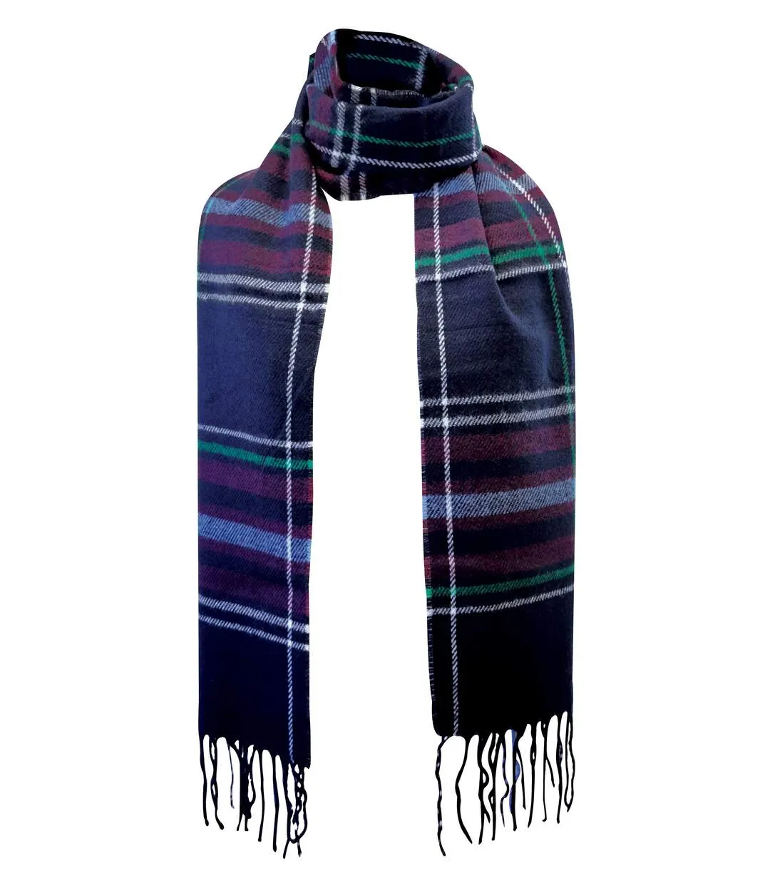 Echarpe Femme Tricot Elegante Plaid pour Hiver