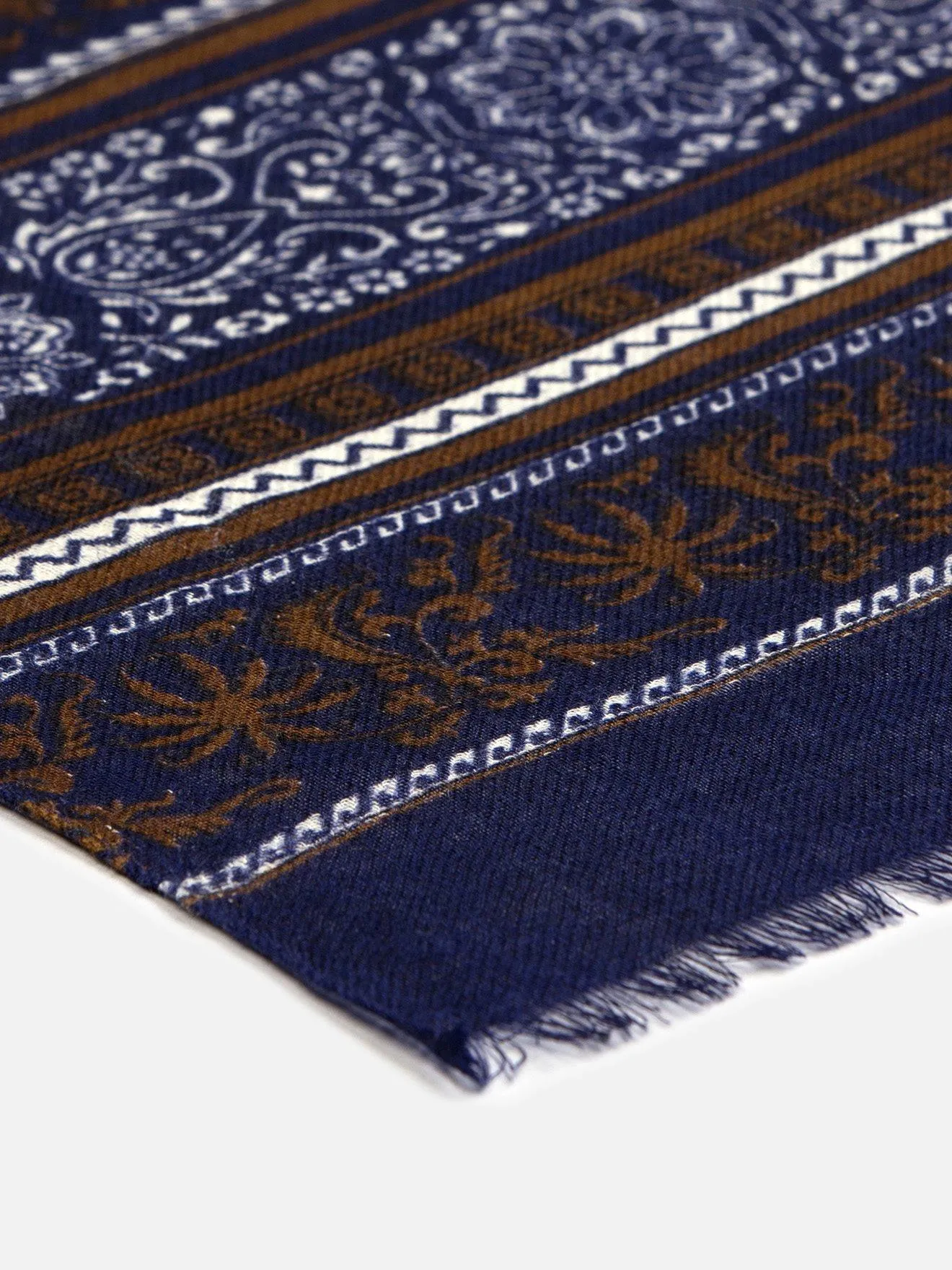 Echarpe Venise indigo