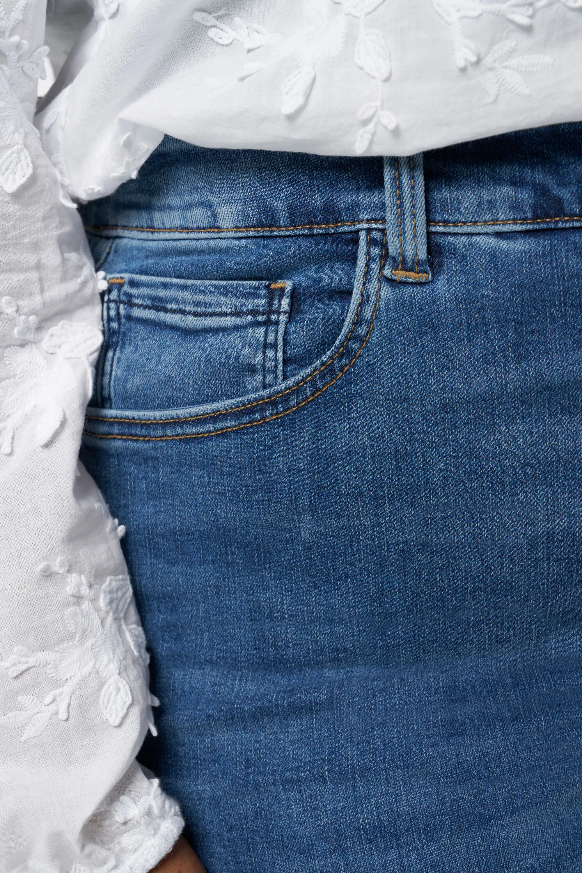 Femmes Jean skinny à taille haute Stonewash Denim | MS Mode