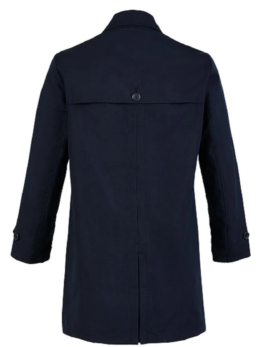 Gabardine trench femme - 03177 - bleu nuit 