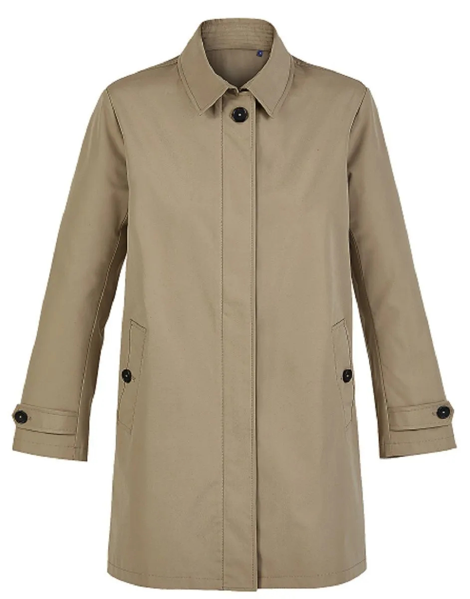 Gabardine trench femme - 03177 - marron clair 