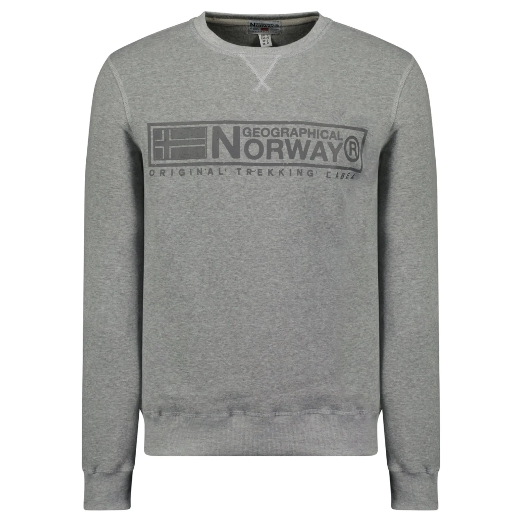 Geographical Norway Gantoine Homme - Sweat Gris Clair