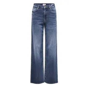 Jean large bleu délavé Femme ONLY à prix dégriffé ! | Degriffstock 