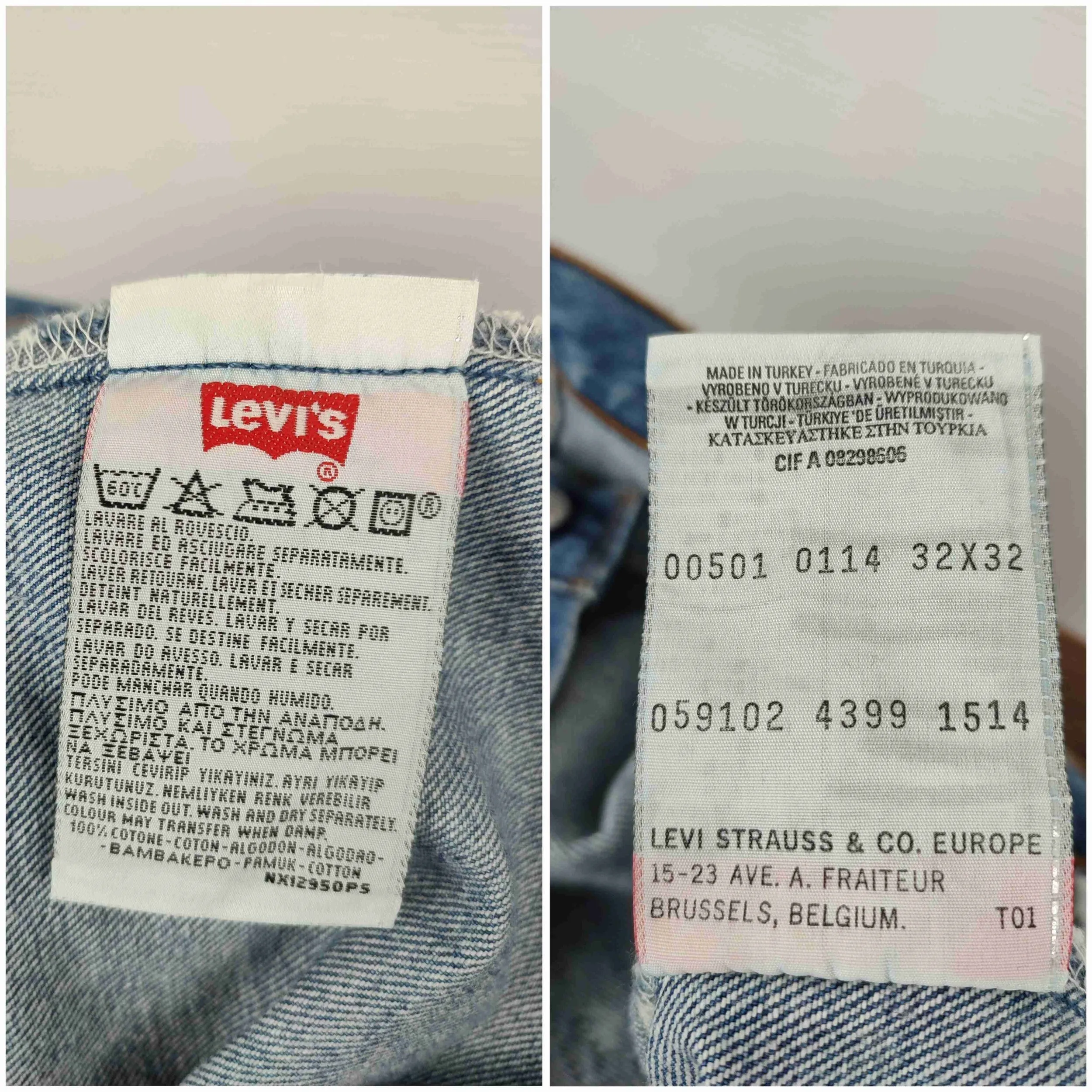 Jean Levi's 501 W32L32