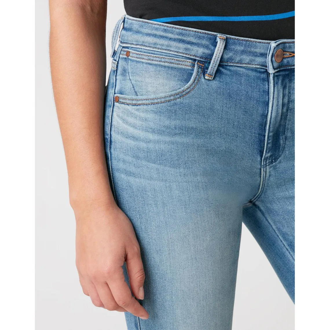 Jean Skinny Bespoke femme Bleu en coton | 3 Suisses