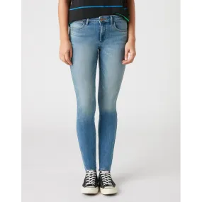 Jean Skinny Bespoke femme Bleu en coton | 3 Suisses