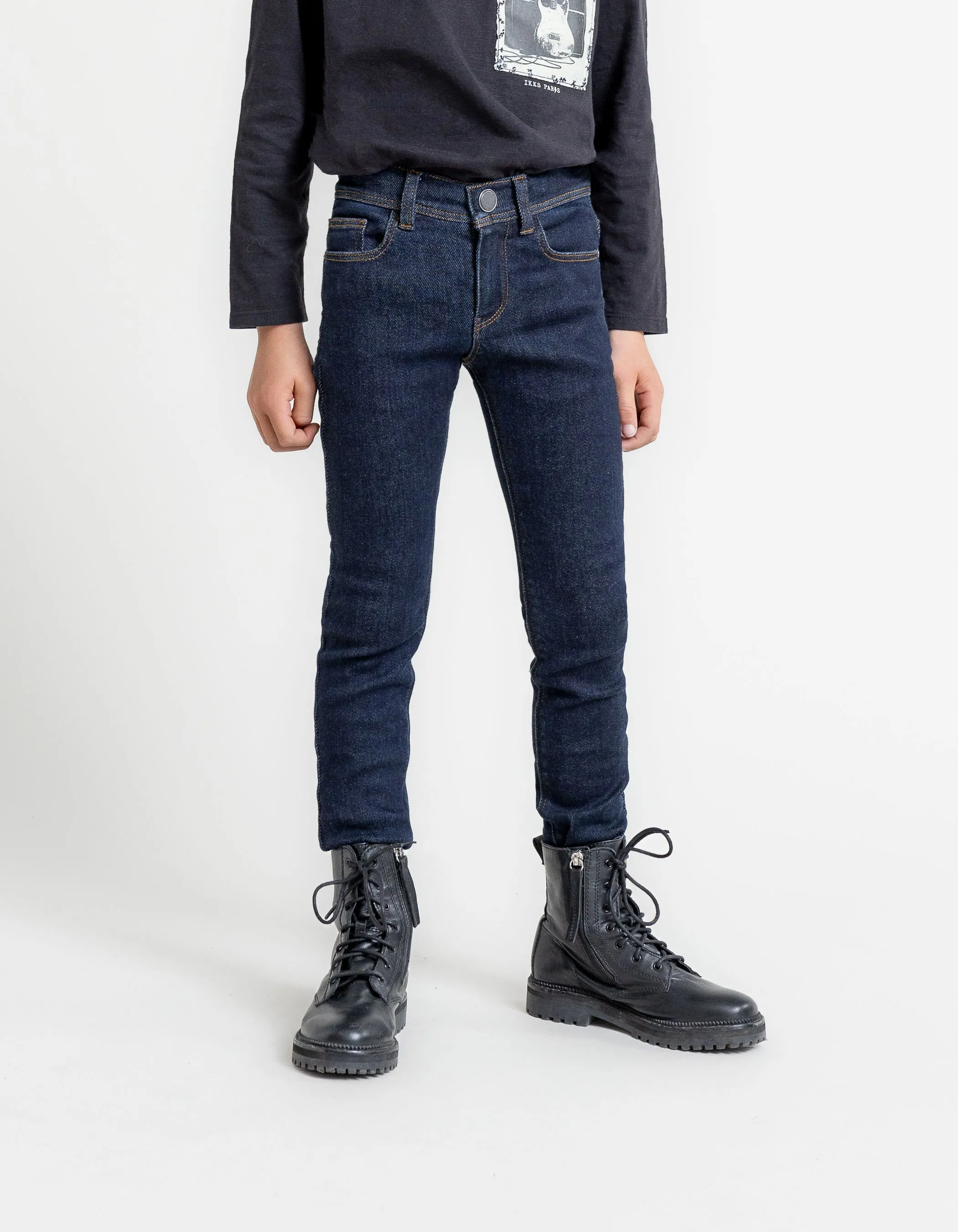 Jean SKINNY brut ultra-résistant garçon