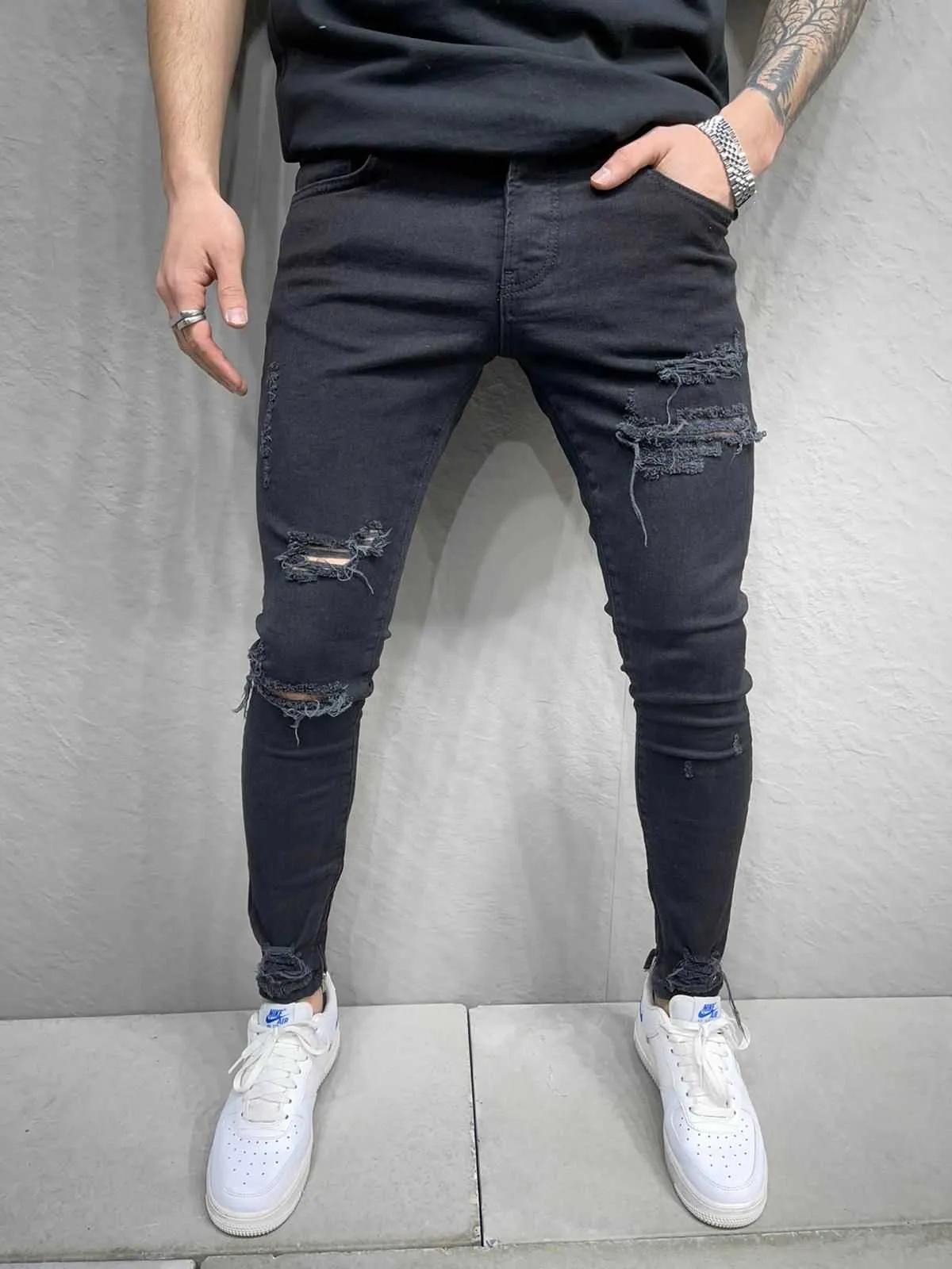 jean skinny noir homme | Mode Urbaine | 39,99€