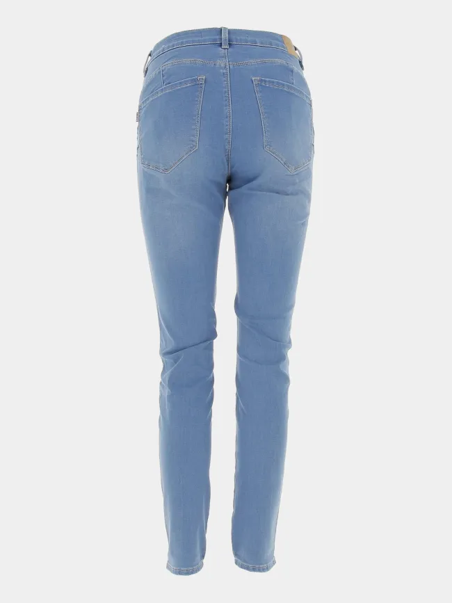 Jean skinny push up 193 bleu femme - Tiffosi | wimod