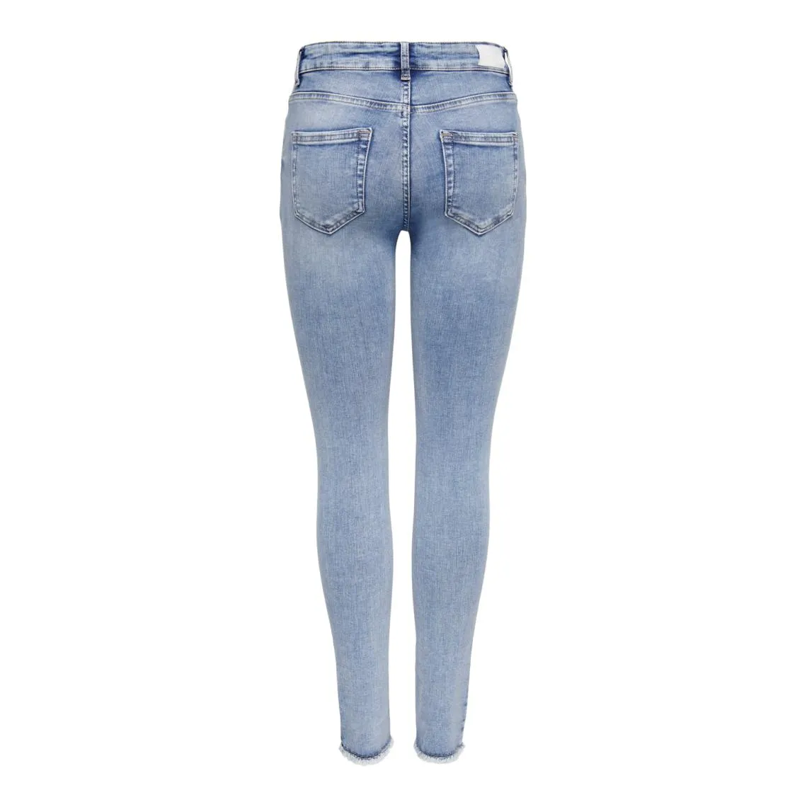 Jean skinny taille moyenne bleu en coton Molly | 3 Suisses