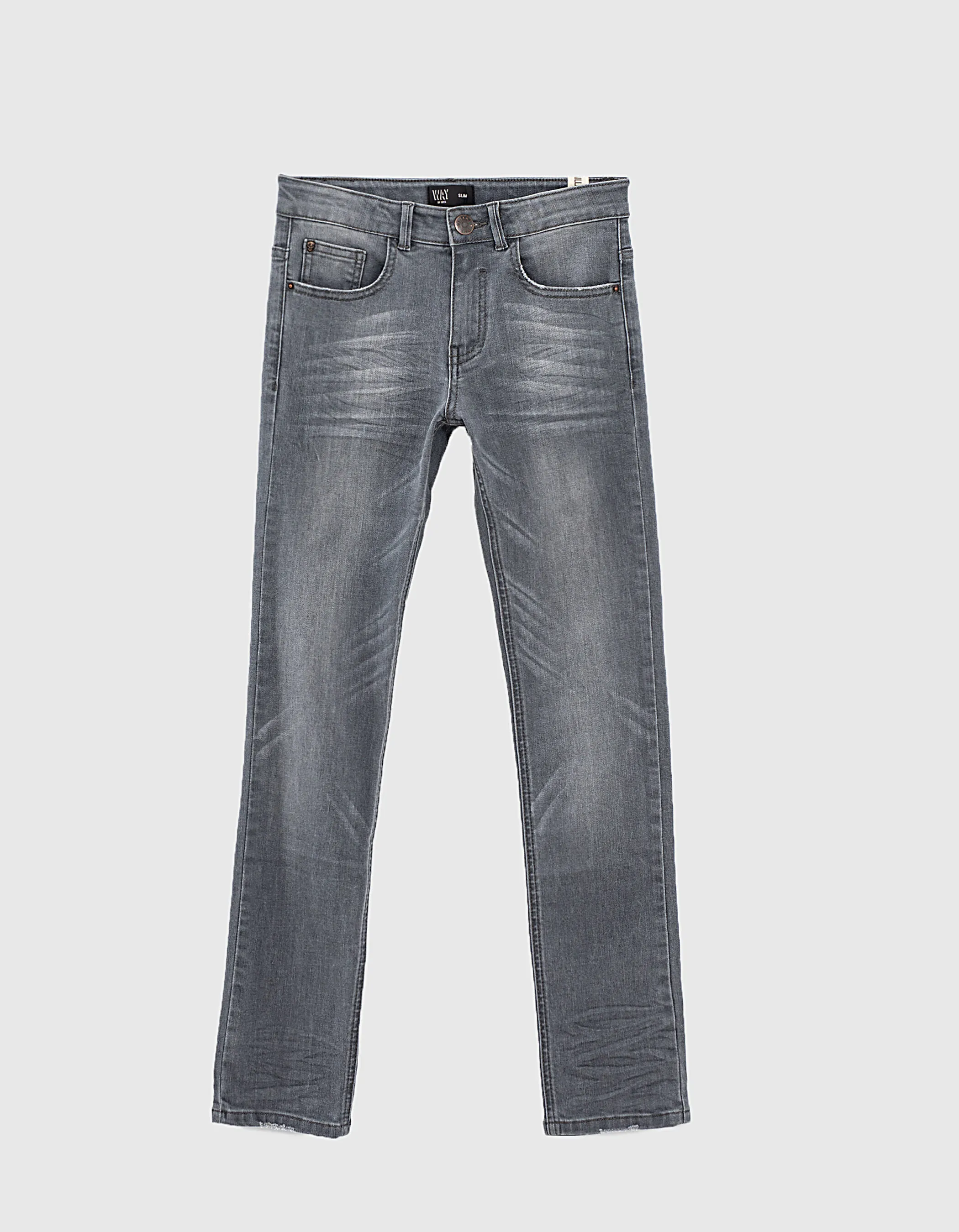 Jean slim blue grey garçon 